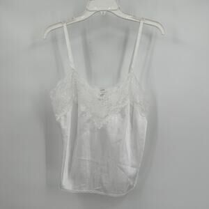 Body Chic Womens Cami Sz M Vintage Whimsigoth Romantic Lace Lingerie Cottagecore